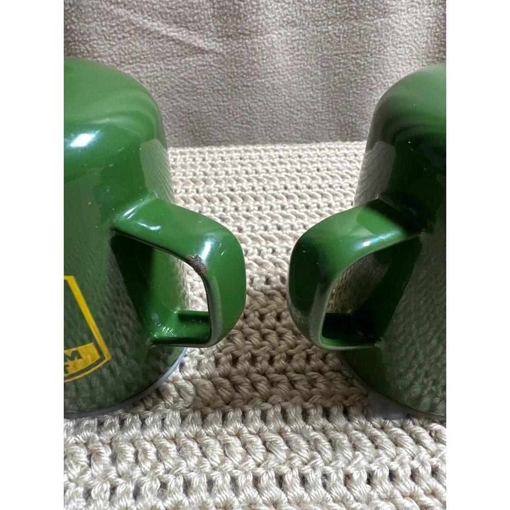 John Deere Salt and Pepper Shaker Set Green Quality Farm Equipment Mug Style